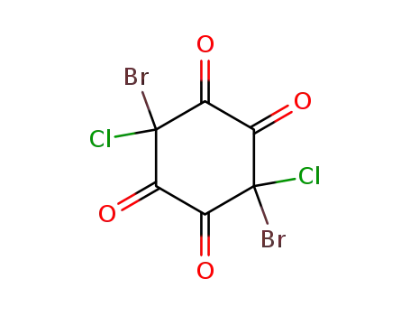 3,6-dibromo-3,6-dichloro-cyclohexane-1,2,4,5-tetraone