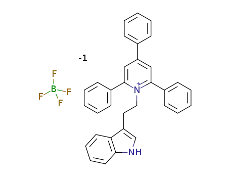 1-(2-(1H-Indol-3-yl)ethyl)-2,4,6-triphenylpyridin-1-ium tetrafluoroborate