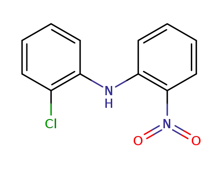 Molecular Structure of 74002-26-9 (Benzenamine, 2-chloro-N-(2-nitrophenyl)-)