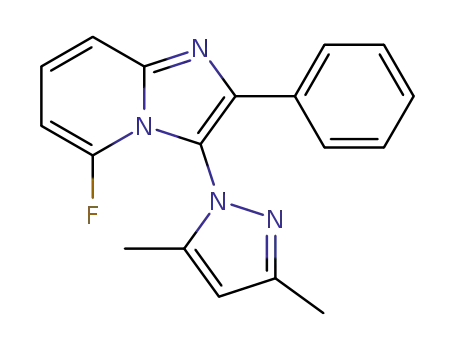 3-(3,5-dimethyl-1H-pyrazol-1-yl)-5-fluoro-2-phenylimidazo[1,2-a]pyridine