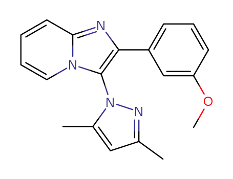 3-(3,5-dimethyl-1H-pyrazol-1-yl)-2-(3-methoxyphenyl)imidazo[1,2-a]pyridine