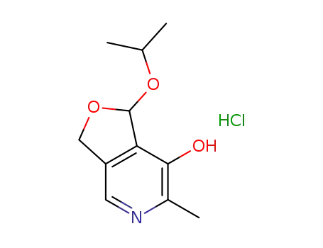 7-hydroxy-1-isopropoxy-6-methyl-1,3-dihydrofuro[3,4-c]pyridin-5-ium chloride