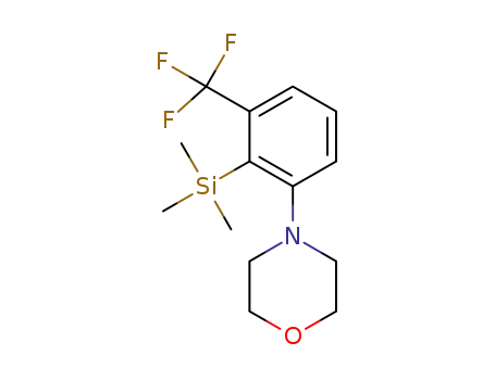 4-(3-(trifluoromethyl)-2-(trimethylsilyl)phenyl)morpholine