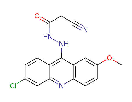N'-(6-chloro-2-methoxyacridin-9-yl)-2-cyanoacetohydrazide