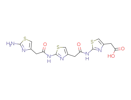 2-(2-(2-(2-(2-(2-aminothiazol-4-yl)acetamido)thiazol-4-yl)-acetamido)thiazol-4-yl)acetic acid