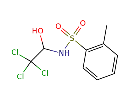 2-methyl-N-(2,2,2-trichloro-1-hydroxyethyl)benzenesulfonamide