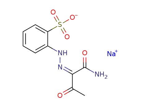 sodium (Z)-2-(2-(1-amino-1,3-dioxobutan-2-ylidene)hydrazineyl)benzenesulfonate