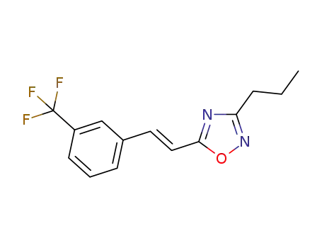 (E)-3-propyl-5-(3-(trifluoromethyl) styryl)-1,2,4-oxadiazole