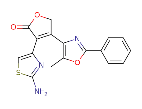 3-(2-aminothiazol-4-yl)-4-(5-methyl-2-phenyloxazol-4-yl)furan-2(5H)-one