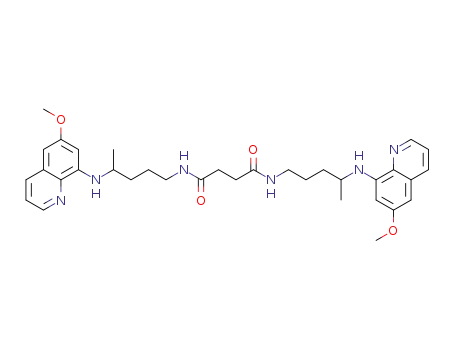 N,N'-bis({4-[(6-methoxyquinolin-8-yl)amino]pentyl})butanediamide