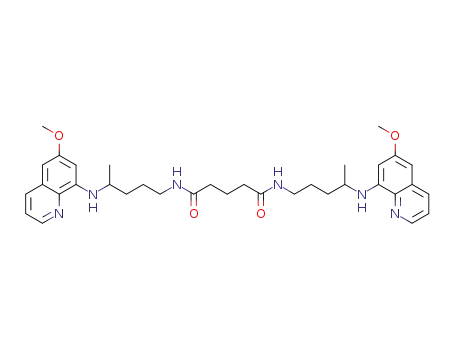 N,N’-bis({4-[(6-methoxyquinolin-8-yl)amino]pentyl})pentanediamide