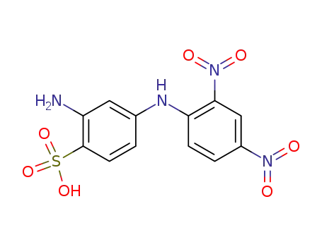 2-amino-4-(2,4-dinitro-anilino)-benzenesulfonic acid
