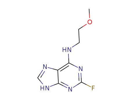 2-fluoro-N-(2-methoxyethyl)-9H-purin-6-amine