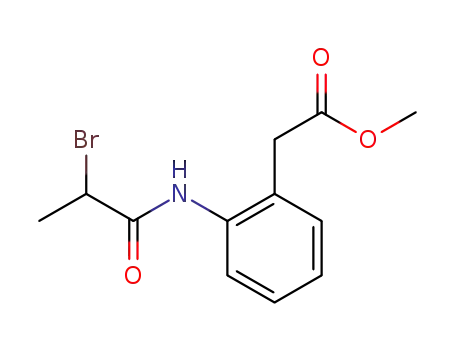 methyl 2-(2-(2-bromopropionamido)phenyl)acetate