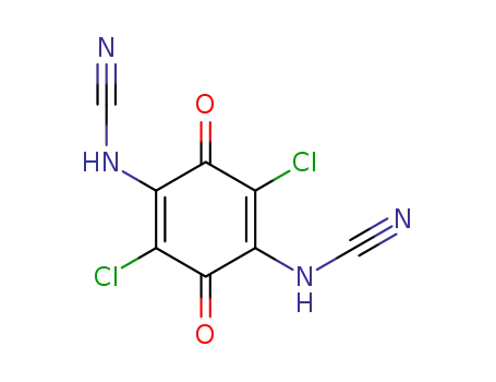 2,5-dichloro-3,6-bis-cyanoamino-[1,4]benzoquinone