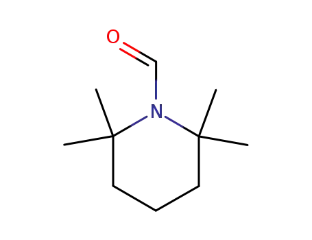 Molecular Structure of 54262-97-4 (1-Piperidinecarboxaldehyde, 2,2,6,6-tetramethyl-)