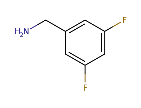 Molecular Structure of 90390-27-5 (3,5-Difluorobenzylamine)