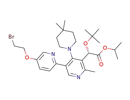 (S)-isopropyl 2-(5-(2-bromoethoxy)-4'-(4,4-dimethylpiperidin-1-yl)-6'-methyl-[2,3'-bipyridin]-5'-yl)-2-(tert-butoxy)acetate