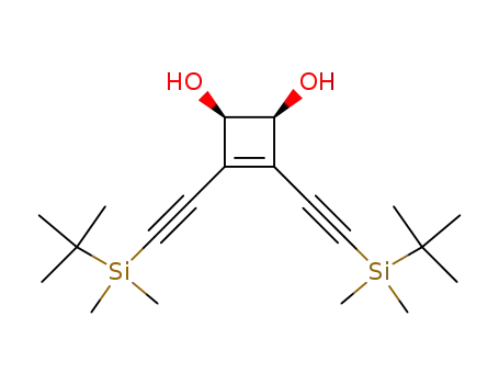 cis-3,4-bis<(tert-butyldimethylsilyl)ethynyl>-3-cyclobutene-1,2-diol