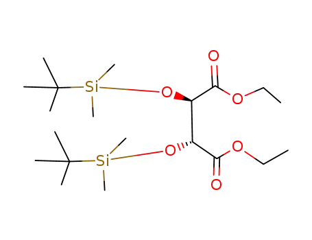 (2R,3R)-2,3-Bis-(tert-butyl-dimethyl-silanyloxy)-succinic acid diethyl ester