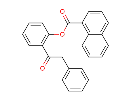 2-(2-phenylacetyl)phenyl 1-naphthoate