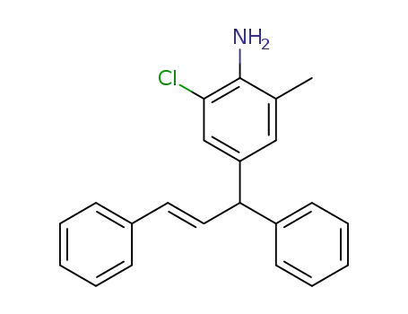 (E)-2-chloro-4-(1,3-diphenylallyl)-6-methylaniline