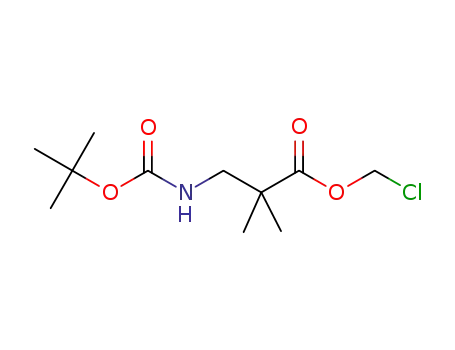 3-[[(1,1-dimethylethoxy)carbonyl]amino]-2,2-dimethylpropanoic acid chloromethyl ester