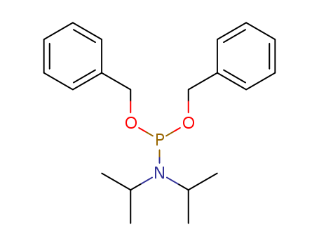 108549-23-1,DIBENZYL DIISOPROPYLPHOSPHORAMIDITE,Phosphoramidousacid, bis(1-methylethyl)-, bis(phenylmethyl) ester (9CI);Bis(benzyloxy)(diisopropylamino)phosphine;Dibenzyl diisopropylphosphoramidite;dibenzyl dipropan-2-ylphosphoramidoite;Phosphoramidous acid, bis(1-methylethyl)-, bis(phenylmethyl) ester;phosphoramidous acid, N,N-bis(1-methylethyl)-, bis(phenylmethyl) ester;bis(benzyloxy)(diisopropylamino)phosphine;Dibenzyl-N,N-disisopropylphosphoramidite;