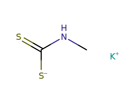 Molecular Structure of 137-41-7 (Potassium N-methyldithiocarbamate)