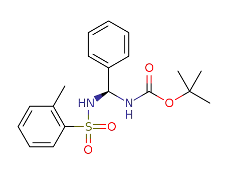 (S)-tert-butyl N-[(2-methylphenylsulfonamido)(phenyl)methyl]carbamate