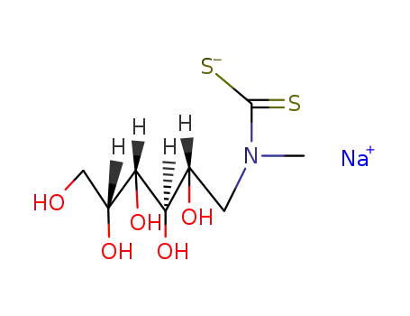Sodium N-methyl-(D-gluco-2,3,4,5,6-pentahydroxyhex-1-yl)dithiocarbamate
