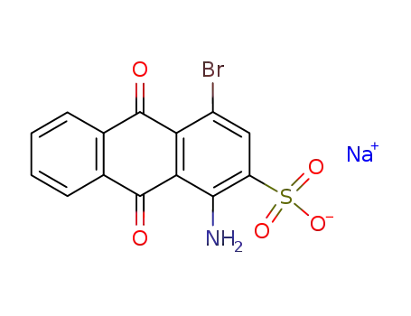 Molecular Structure of 6258-06-6 (1-AMINO-4-BROMOANTHRAQUINONE-2-SULFONIC ACID SODIUM SALT)