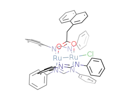 [Ru2Cl(μ-N,N′-diphenylformamidinate)3(μ-1-naphthaleneacetate)]
