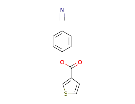 4-cyanophenyl thiophene-3-carboxylate