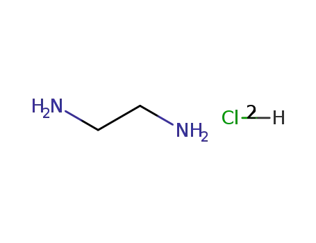 Molecular Structure of 333-18-6 (Ethylenediamine dihydrochloride)