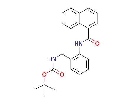 tert-butyl N-{[2-(naphthalene-1-amido)phenyl]methyl}carbamate