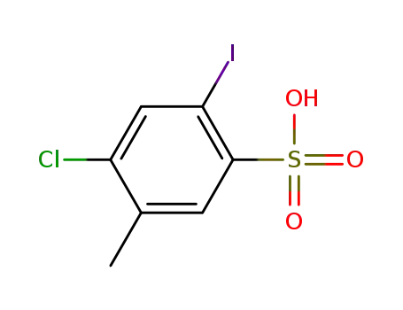 4-chloro-2-iodo-5-methylbenzenesulfonic acid