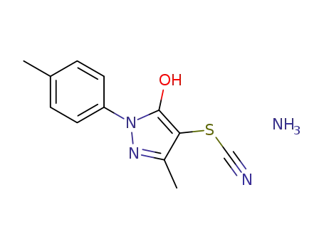 ammonium 3-methyl-4-thiocyanato-1-(p-tolyl)-1H-pyrazol-5-olate