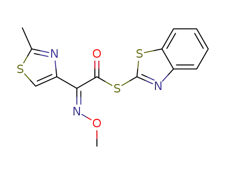 benzothiazol-2-yl-2-(2-amino-4-thiazolyl)-2(Z)-methoxyiminoacetate