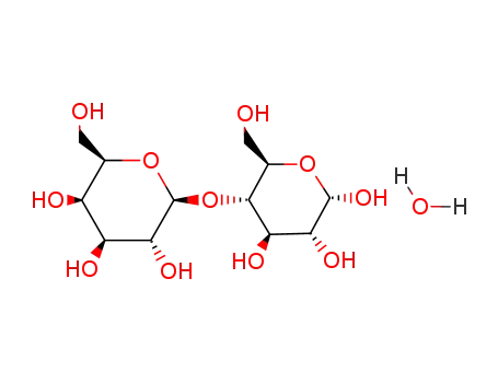 Molecular Structure of 5989-81-1 (ALPHA-LACTOSE MONOHYDRATE)