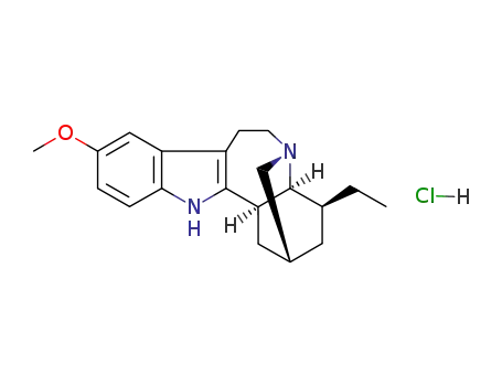 Molecular Structure of 5934-55-4 (IBOGAINE HYDROCHLORIDE--DEA*SCHEDULE I I TEM)