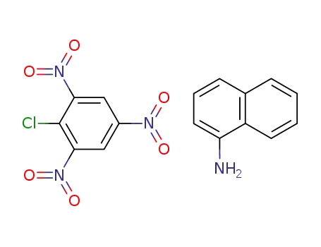[1]naphthylamine; compound with 2-chloro-1.3.5-trinitro-benzene