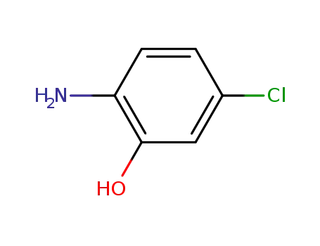 Molecular Structure of 28443-50-7 (2-Amino-5-chlorophenol)