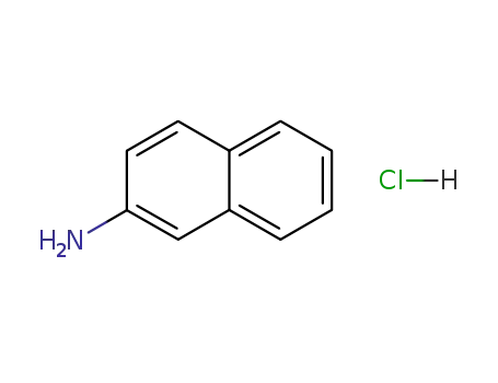 Molecular Structure of 612-52-2 (2-naphthylammonium chloride)