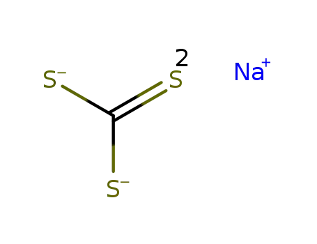 Molecular Structure of 534-18-9 (sodium trithiocarbonate)