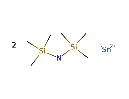 Molecular Structure of 55147-78-9 (bis(trimethylsilyl)azanide; $l^{2}-stannane)