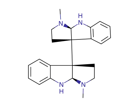 (±)-1,1'-dimethyl-2,2',3,3',8,8a,8',8'a-octahydro-1H,1'H-3a,3'a-bipyrrolo[2,3-b]indole