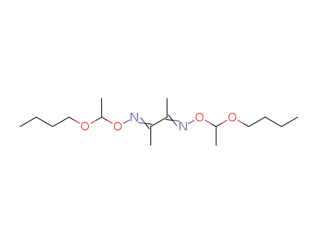 dimethylglyoxal O,O'-di(1-butoxyethyl)dioxime