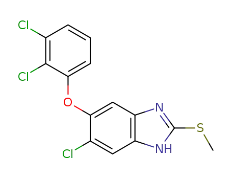 6-chloro-5-(2,3-dichlorophenoxy)-2-(methylthio)-1H-benzo[d]imidazole