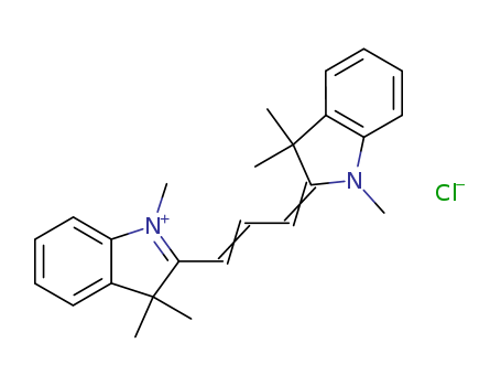 2-[3-(1,3-dihydro-1,3,3-trimethyl-2H-indol-2-ylidene)prop-1-enyl]-1,3,3-trimethyl-3H-indolium chloride